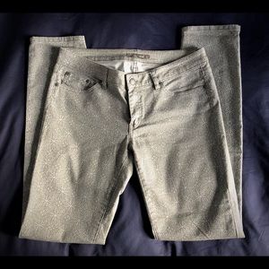 Prana Grey Printed Kara Jeans size 10/30